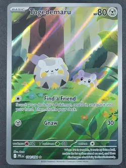 Togedemaru 104/094 Phantasmal Flames Illustration Rare Pokemon TCG - Image 1