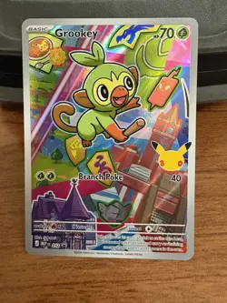 Grookey 052 Me: Mega Evolution Promo Holo Pokemon TCG First Partners Series 2￼ - Image 3