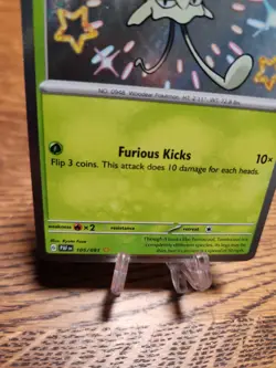 Toedscool 105/091 Shiny Holo Rare Pokemon 2024 Paldean Fates NM Baby Shiny - Image 4