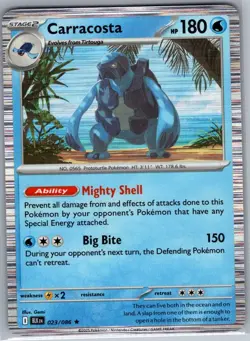 Carracosta 023/086 Holo SV: Black Bolt - Pokemon Card - NM - Image 1