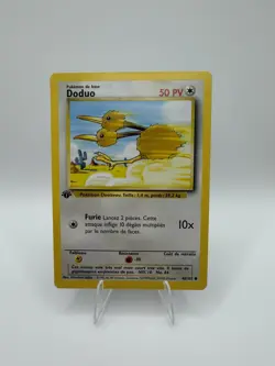 Pokemon TCG DODUO 1ST EDITION FRENCH DUDUO Base Set 48/102 NM/MINT Gradeble - Image 1