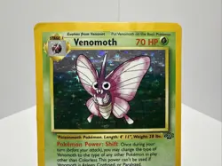 Pokemon TCG Venomoth 13/64 Jungle 1999 Holo Rare WOTC MP/HP - Image 3