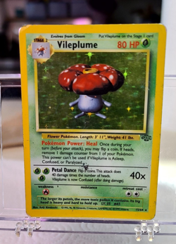 Pokemon Jungle Vileplume Holo MP - Image 1