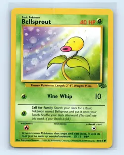 Pokemon tcg Jungle Bellsprout Moderately played - Image 1