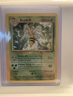 Beedrill 017/102 Pokemon Base Set Regular (Lightly Played) - Image 1