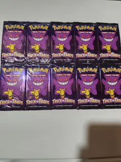 Pokemon TCG Halloween Trick or Trade Booster Bundle Lot Of 10 Packs - Image 1