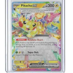 Pikachu ex 057/217 Pokemon TCG ME: Ascended Heroes NM - Image 1