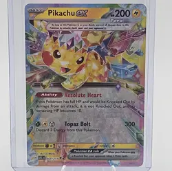 Pikachu ex 057/217 Pokemon TCG ME: Ascended Heroes NM - Image 2