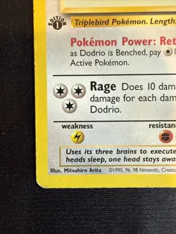 Dodrio 34/64 1st Edition Jungle Regular Pokemon Vintage - Image 5