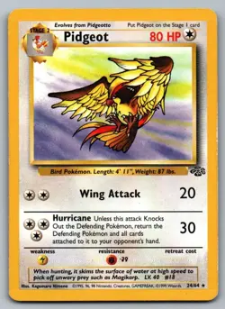 Pidgeot 24/64 Unlimited Pokemon Unlimited LP Jungle - Image 1