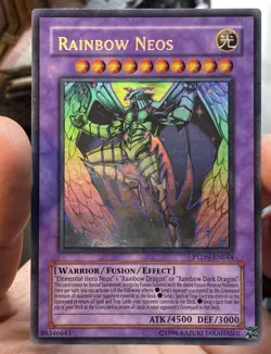 Yugioh Rainbow Neos Phantom Darkness Ghost Rare Holo Unlimited PTDN-EN044 VLP - Image 1