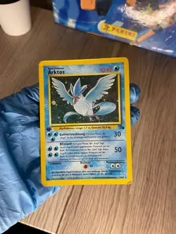 1st Edition Arktos/Articuno #2/62 Pokemon Fossil + Mystery Card! LP! - Image 1