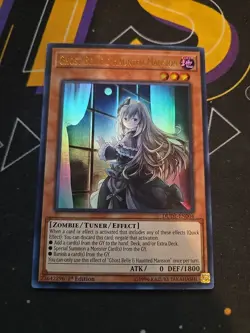 Yugioh Ghost Belle & Haunted Mansion DUDE-EN004 Ultra Rare 1st Edition NM - Image 1