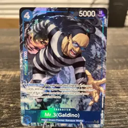 One Piece Mr.3 (Galdino) Alt Art OP16-056 Special Foil ENG - Image 1