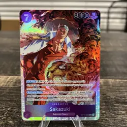 Sakazuki OP16-065 Super Rare The Time of Battle One Piece Foil Near Mint - Image 1