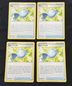 Rare Candy -180/202- Pokemon Crown Zenith / Sword & Shield Playset Card Set x4 - Image 1
