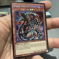 Dark Armed Dragon LCKC-EN068 SECRET RARE UNLIMITED NM FREESHIP +Bonus Cards! - Image 2