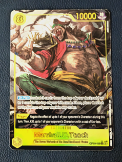 Marshall.D. Teach OP16-119 SEC Alt Art The Time Of Battle One Piece Foil Card - Image 1