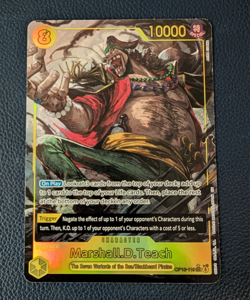 Marshall.D. Teach OP16-119 SEC Alt Art The Time Of Battle One Piece Foil Card - Image 4