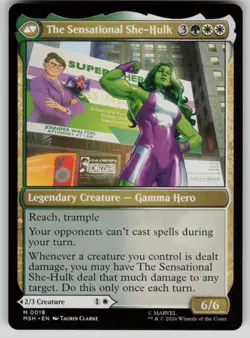 Jennifer Walters Mythic Marvel Super Heroes 18 MTG Near Mint 2026 - Image 2