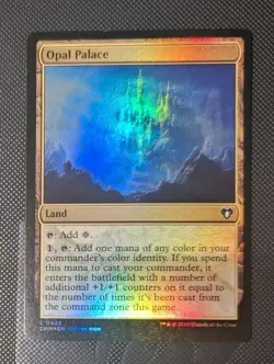 MTG* FOIL * Commander Masters Common OPAL PALACE NM - Image 1