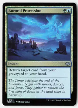 Auroral Procession 169 Uncommon Tarkir: Dragonstorm Magic: The Gathering Foil NM - Image 1