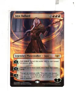 MTG SkeenAB Jaya Ballard BORDERLESS FOIL from Mythic Edition. NM. - Image 1
