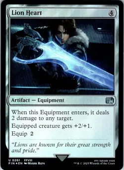 MTG LION HEART 261 FINAL FANTASY FOIL - Image 2