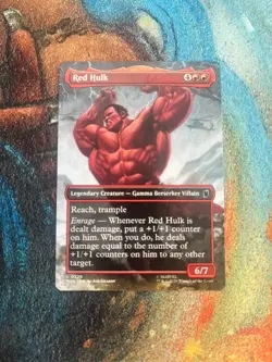RED HULK (non-foil) - Marvel Super Heroes - MTG Singles - Pack Fresh - Image 1