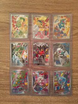Pokemon First Partner Illustration Collection Series 2 Complete Set Of 9 Cards - Image 1