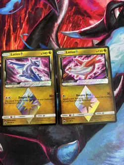 Latias 107/168 and Latios 108/168 Original Prism Stars Pokemon Cards Bundle - Image 1