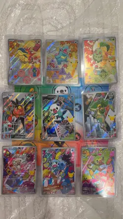 ✅FULL SET 9 CARDS✅ Pokemon TCG First Partner Illustration Collection Series 2 - Image 1
