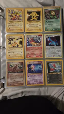 Pokemon TCG Card Binder Lot Around 200 Cards Some Dupes! Vintage/Modern LP-NM!🔥 - Image 2