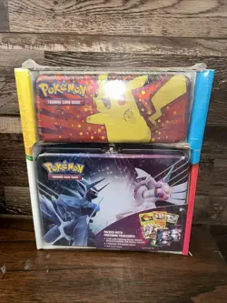 Pokemon Pencil Case/Treasure Chest 2 Tin Set - Image 1