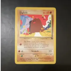 The Pokemon Company Pokemon TCG Team Rocket Diglett 52/82 Unlimited - Image 1