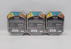 Pokemon TCG - 2021 Eevee Evolutions Tins Set Of 3 - Jolteon, Flareon, Vaporeon V - Image 2