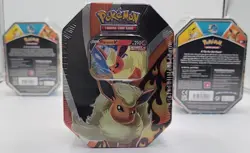 Pokemon TCG - 2021 Eevee Evolutions Tins Set Of 3 - Jolteon, Flareon, Vaporeon V - Image 4