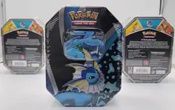 Pokemon TCG - 2021 Eevee Evolutions Tins Set Of 3 - Jolteon, Flareon, Vaporeon V - Image 5