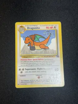 Dragonite The First Movie Pokemon Vintage 1999 Promo - 5 - Image 1