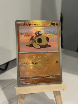 Hippopotas (Master Ball Pattern) 052/131 Sv: Prismatic Evolutions Holo Pokemon - Image 1
