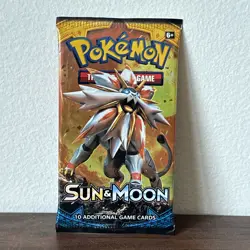 Pokemon Sun & Moon Base Set Booster Pack | Brand New & Sealed 820650801945 - Image 1
