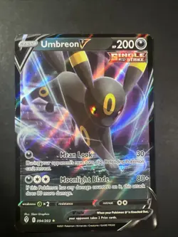 Pokemon Pokemon TCG Umbreon V 094/203 SWSH07: Evolving Skies Full Art Rare Holo - Image 1
