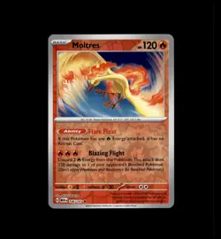 Moltres 146/165 Rare 151 Pokemon Reverse Holo Near Mint - Image 1