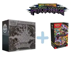 Pokemon Pitch Black Elite Trainer Box and Booster Bundle Factory Sealed Presale - Image 1