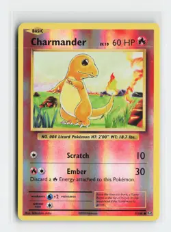 Charmander 9/108 Common XY - Evolutions Reverse Holofoil Pokemon NM - Image 1