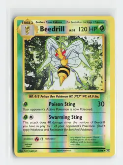 Beedrill 7/108 Rare XY - Evolutions Reverse Holofoil Pokemon NM - Image 1
