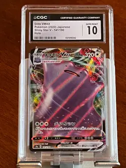 Pokemon Ditto VMAX #141 Shiny Star V Japanese CGC 10 Gem Mint - Image 1