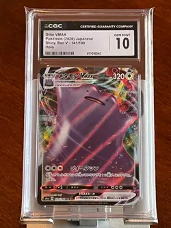 Pokemon Ditto VMAX #141 Shiny Star V Japanese CGC 10 Gem Mint - Image 3