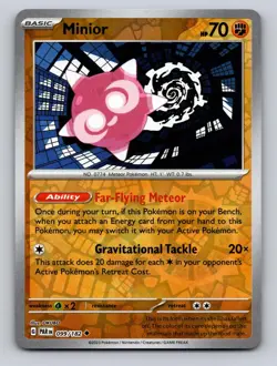 Minior 099/182 Uncommon Paradox Rift Pokemon Reverse Holo NM - Image 1