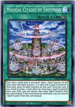 Yugioh Magical Citadel of Endymion DASA-EN055 Secret Rare 1st Edition NM - Image 1